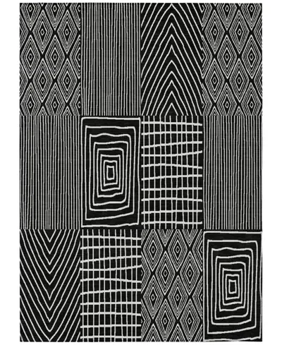 Addison Chantille Machine Washable Acn990 8'x10' Area Rug In Black