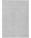 Addison Chantille Machine Washable Acn990 8'x10' Area Rug In Silver
