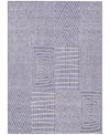 Addison Chantille Machine Washable Acn990 9'x12' Area Rug In Lavender