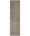 Addison Chantille Machine Washable Acn991 2'3"x7'6" Runner Area Rug In Chocolate