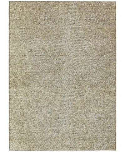 Addison Chantille Machine Washable Acn991 5'x7'6" Area Rug In Beige