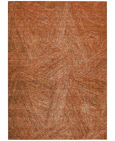 Addison Chantille Machine Washable Acn991 5'x7'6" Area Rug In Copper