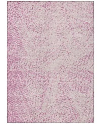 Addison Chantille Machine Washable Acn991 5'x7'6" Area Rug In Pink