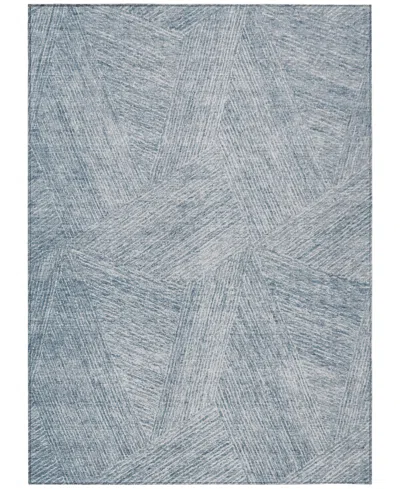 Addison Chantille Machine Washable Acn991 8'x10' Area Rug In Denim