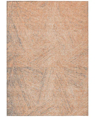 Addison Chantille Machine Washable Acn991 8'x10' Area Rug In Peach