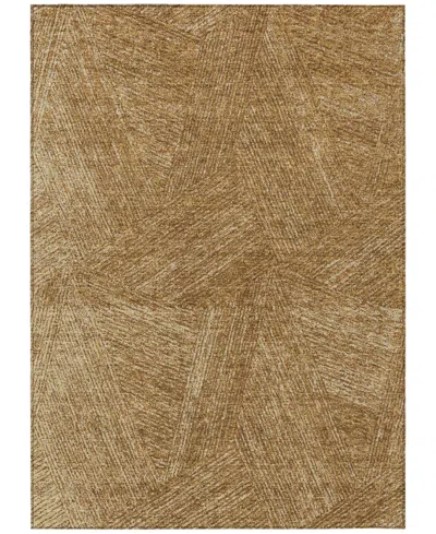Addison Chantille Machine Washable Acn991 9'x12' Area Rug In Gold