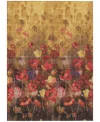 Addison Chantille Machine Washable Acn992 9'x12' Area Rug In Gold