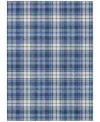 Addison Chantille Machine Washable Acn993 10'x14' Area Rug In Navy