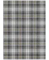 Addison Chantille Machine Washable Acn993 2'6"x3'10" Area Rug In Charcoal