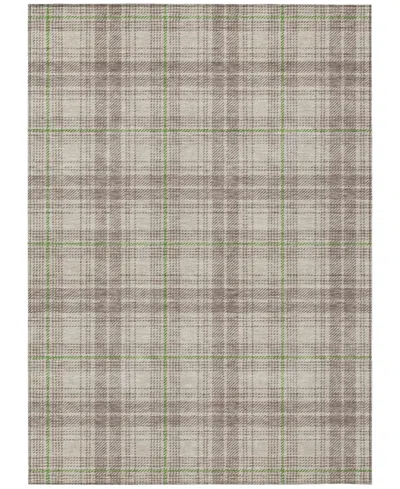 Addison Chantille Machine Washable Acn993 5'x7'6" Area Rug In Beige