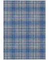 Addison Chantille Machine Washable Acn993 8'x10' Area Rug In Gray