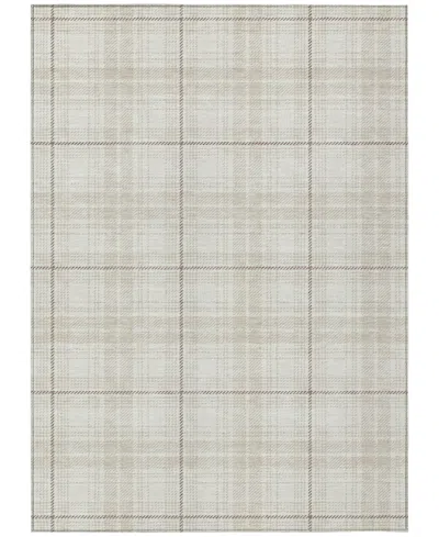 Addison Chantille Machine Washable Acn993 8'x10' Area Rug In Ivory