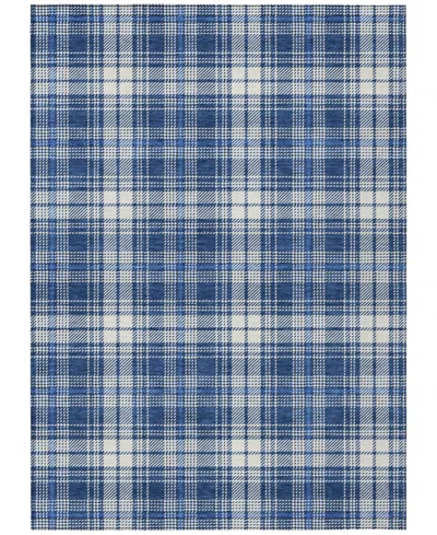 Addison Chantille Machine Washable Acn993 8'x10' Area Rug In Navy