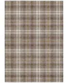 Addison Chantille Machine Washable Acn993 9'x12' Area Rug In Brown