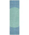Addison Chantille Machine Washable Acn994 2'3"x7'6" Runner Area Rug In Teal