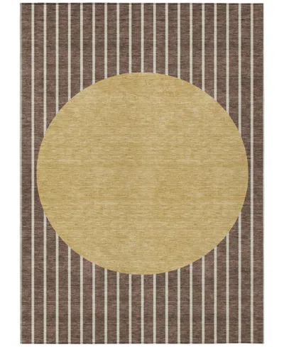 Addison Chantille Machine Washable Acn994 2'6"x3'10" Area Rug In Brown