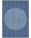 Addison Chantille Machine Washable Acn994 2'6"x3'10" Area Rug In Navy