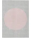 Addison Chantille Machine Washable Acn994 2'6"x3'10" Area Rug In Silver