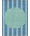 Addison Chantille Machine Washable Acn994 2'6"x3'10" Area Rug In Teal