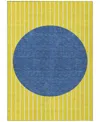 Addison Chantille Machine Washable Acn994 2'6"x3'10" Area Rug In Yellow