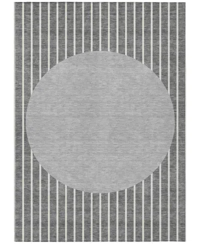 Addison Chantille Machine Washable Acn994 3'x5' Area Rug In Gray