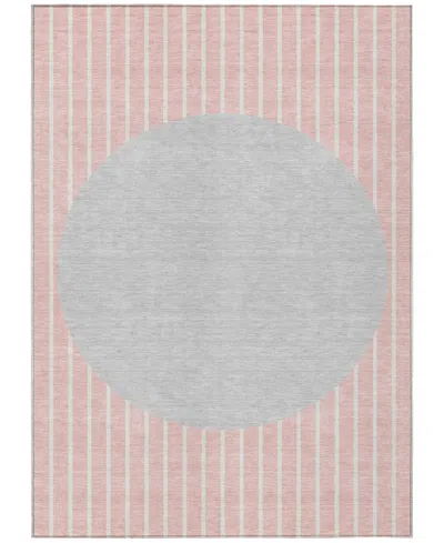 Addison Chantille Machine Washable Acn994 3'x5' Area Rug In Pink