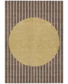 Addison Chantille Machine Washable Acn994 8'x10' Area Rug In Brown