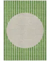 Addison Chantille Machine Washable Acn994 8'x10' Area Rug In Green
