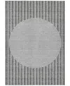 Addison Chantille Machine Washable Acn994 9'x12' Area Rug In Gray