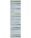 Addison Chantille Machine Washable Acn996 2'3"x7'6" Runner Area Rug In Mist