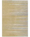 Addison Chantille Machine Washable Acn996 2'6"x3'10" Area Rug In Gold