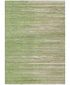 Addison Chantille Machine Washable Acn996 5'x7'6" Area Rug In Green
