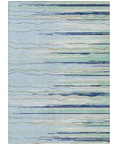 Addison Chantille Machine Washable Acn996 5'x7'6" Area Rug In Mist