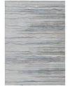 Addison Chantille Machine Washable Acn996 8'x10' Area Rug In Gray