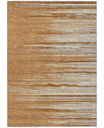 Addison Chantille Machine Washable Acn996 8'x10' Area Rug In Paprika