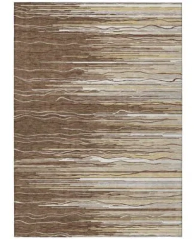 Addison Chantille Machine Washable Acn996 Area Rug Collection In Brown