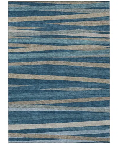 Addison Chantille Machine Washable Acn997 10'x14' Area Rug In Denim