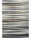 Addison Chantille Machine Washable Acn997 3'x5' Area Rug In Gray