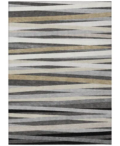 Addison Chantille Machine Washable Acn997 8'x10' Area Rug In Gray