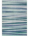 Addison Chantille Machine Washable Acn997 8'x10' Area Rug In Teal