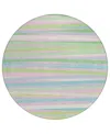 Addison Chantille Machine Washable Acn997 8'x8' Round Area Rug In Mint