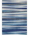 Addison Chantille Machine Washable Acn997 9'x12' Area Rug In Navy