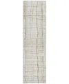 Addison Chantille Machine Washable Acn998 2'3"x7'6" Runner Area Rug In Ivory