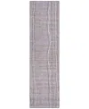 Addison Chantille Machine Washable Acn998 2'3"x7'6" Runner Area Rug In Lavender