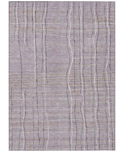 Addison Chantille Machine Washable Acn998 3'x5' Area Rug In Lavender