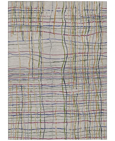 Addison Chantille Machine Washable Acn998 5'x7'6" Area Rug In Beige