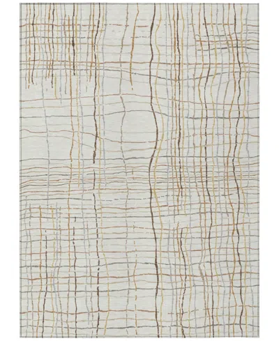 Addison Chantille Machine Washable Acn998 5'x7'6" Area Rug In Ivory