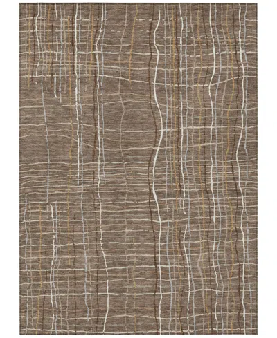 Addison Chantille Machine Washable Acn998 5'x7'6" Area Rug In Taupe