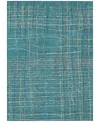 Addison Chantille Machine Washable Acn998 5'x7'6" Area Rug In Teal