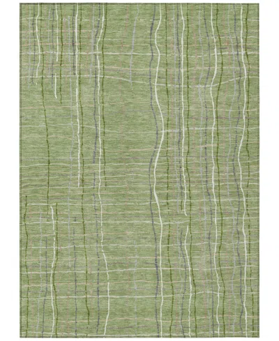 Addison Chantille Machine Washable Acn998 9'x12' Area Rug In Green